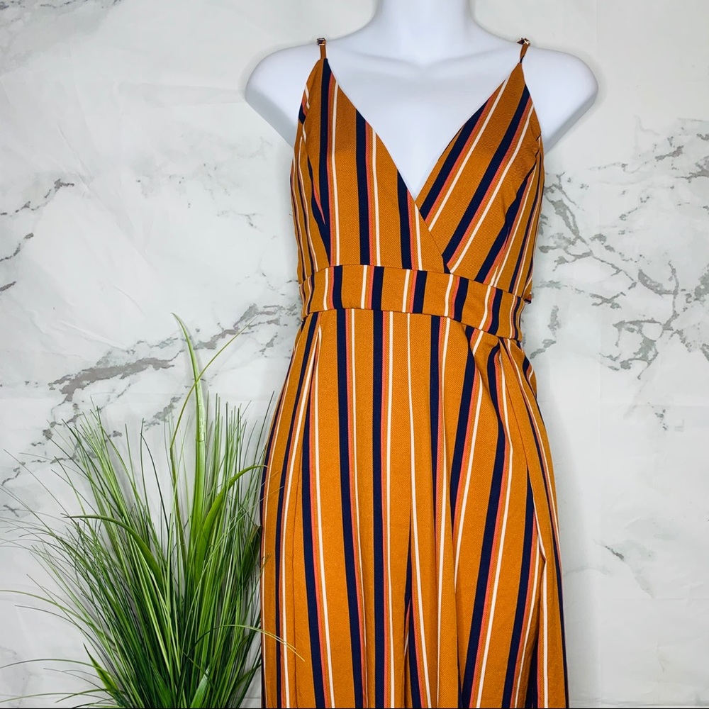 CHARLOTTE RUSSE STRIPED JUMPSUIT